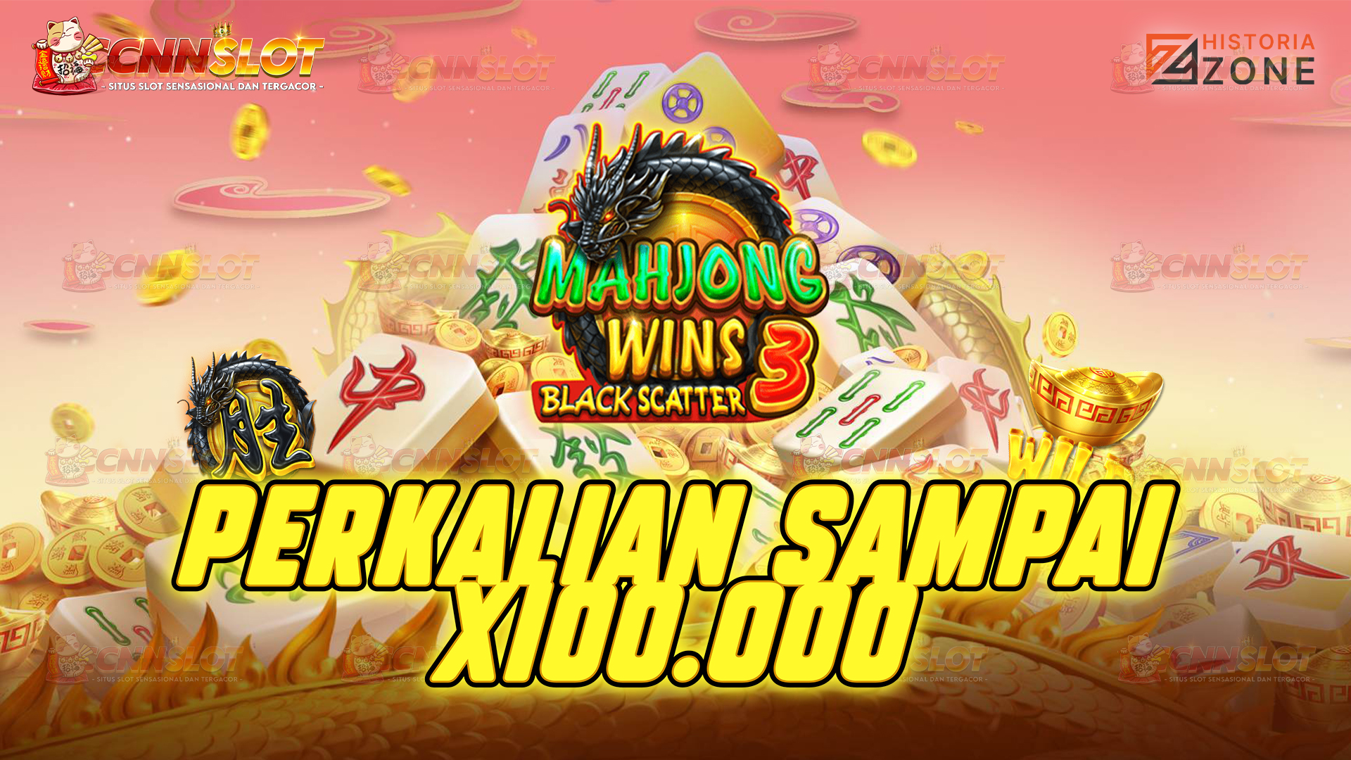 Scatter Black dan Kejutan 50x Taruhan di Mahjong Wins 3