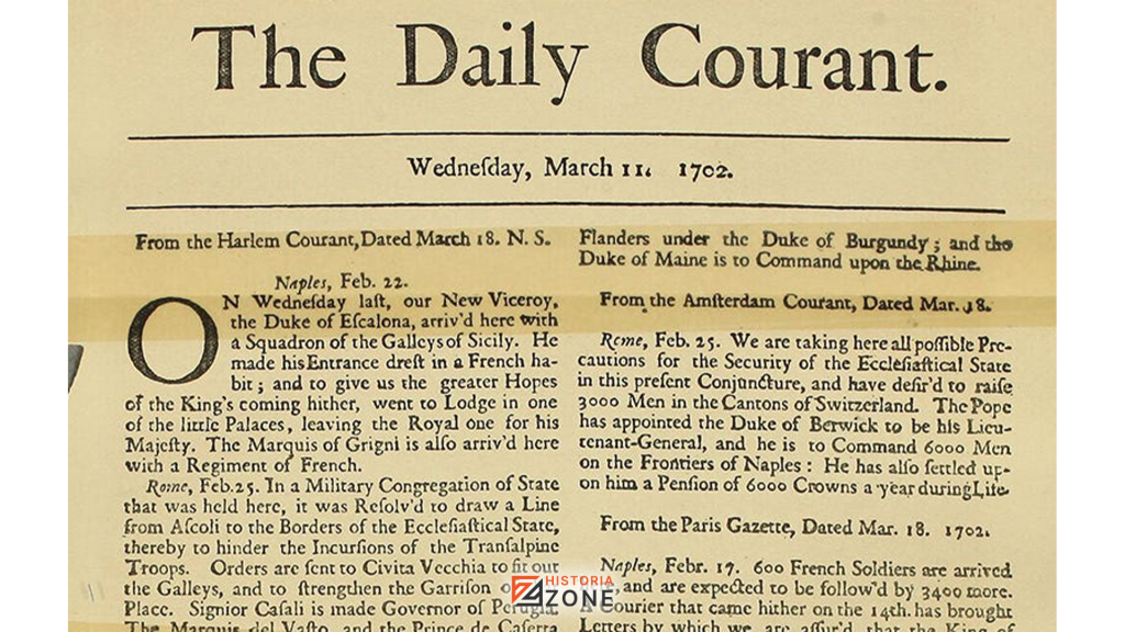 Koran Harian Pertama di Inggris: The Daily Courant (1702)