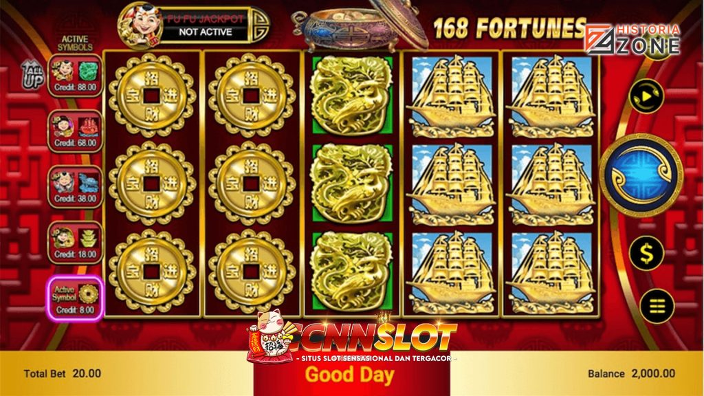 168 Fortunes dari Spade Gaming: Slot Gacor yang Penuh Kejutan