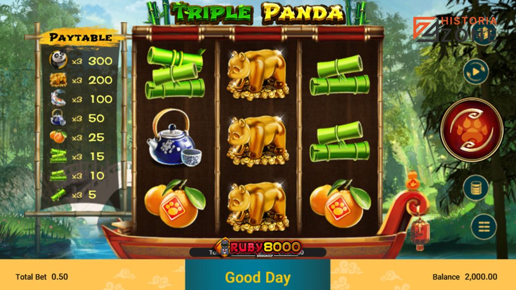 Triple Panda: Slot Gacor dengan Hadiah hingga 1000x Taruhan