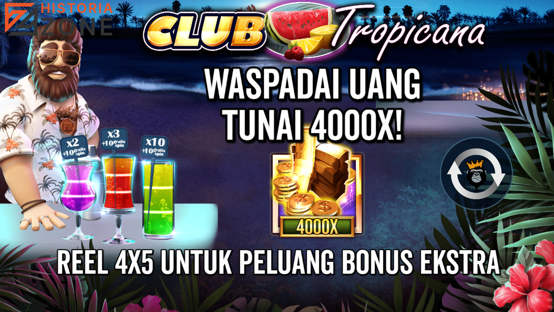 Raih Jackpot Besar Setiap Hari di Slot Gacor Club Tropicana