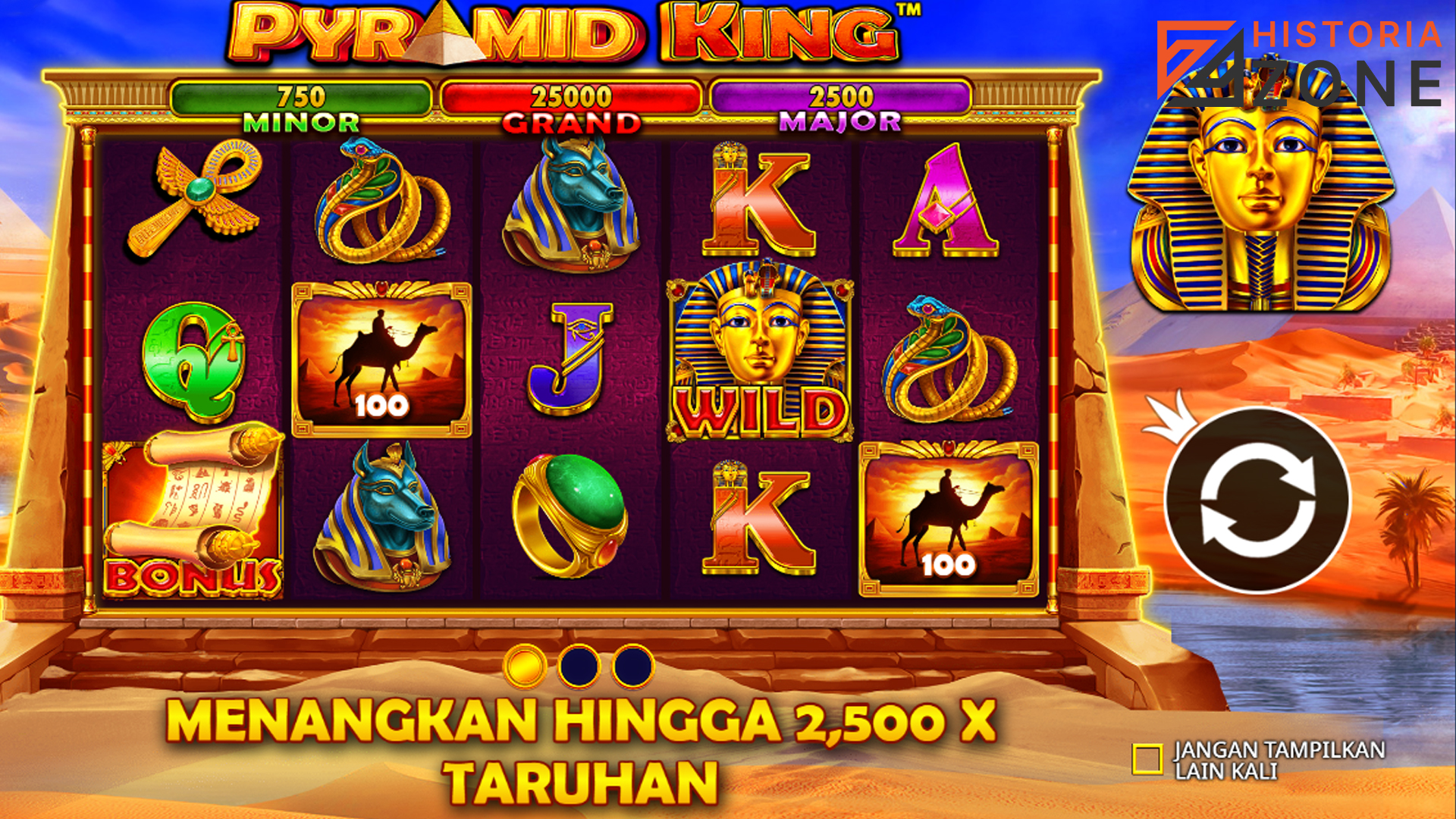 Pyramid King: Sang Raja Slot yang Bikin Kaya Mendadak