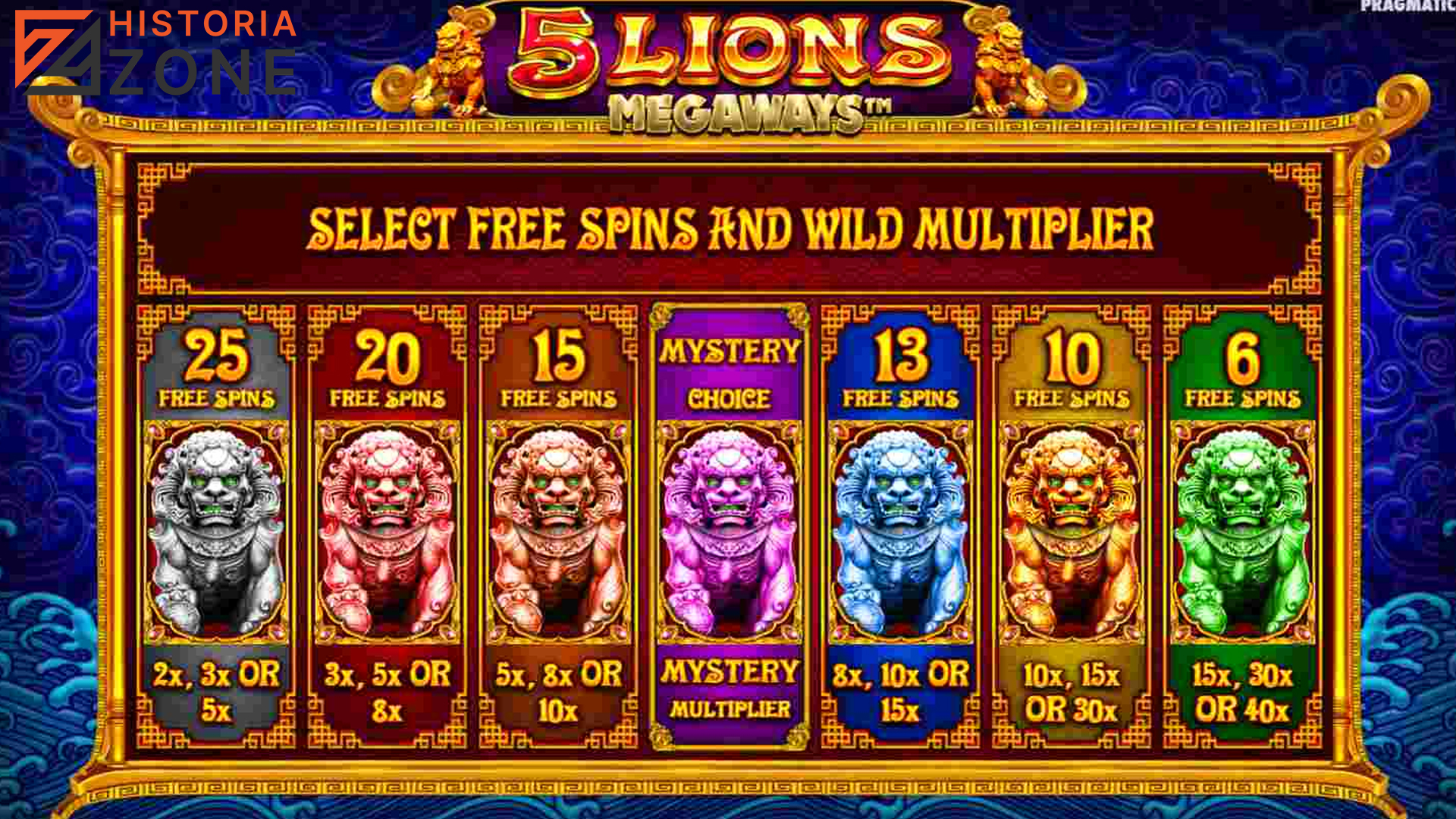 5 Lions Megaways: Slot Gacor Terbaru yang Bikin Anda Ketagihan