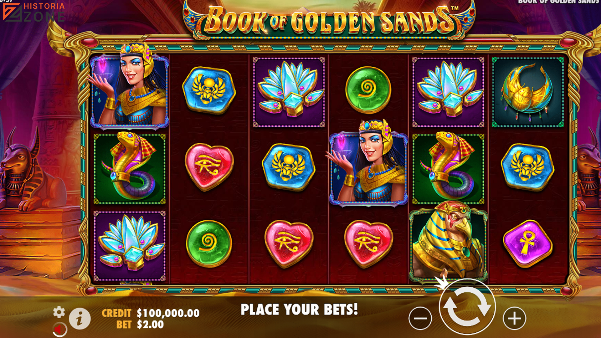 Menang Besar di Slot Book of Golden Sands: Jackpot Menanti