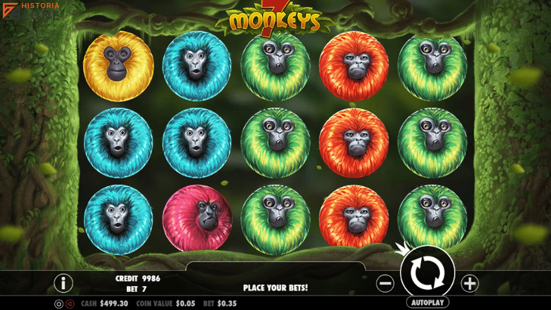 Bonus Langka di 7 Monkeys yang Bikin Semua Player Iri
